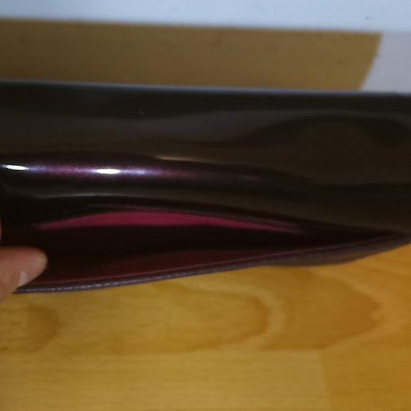 Clarks 'Rico Chantal Burgundy' Combi Wallet - Stylish Purple, New with Tags! - Picture 14 of 16